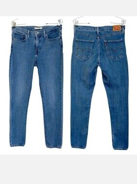 LEVIS 311 BLUE DENIM JEANS W29 X 30 LONG